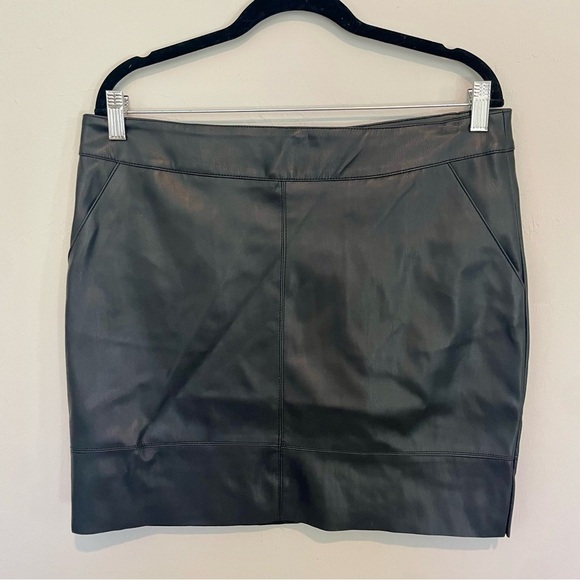 Faux Leather Skirt - Picture 3 of 5